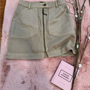 BDG Brown Denim Skirt
